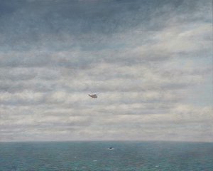 Pierre de Chevilly - 4- Naufrage (81x65 cm) Huile sur toile