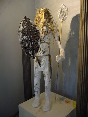 Caroline Hatt-Kindermans : Chasseur (105x40x30cm)