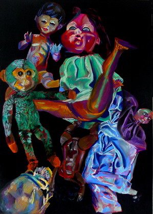 Aurélie de Heinzelin : Nature vivante III (pastel sec sur papier 100x70cm, 2012)