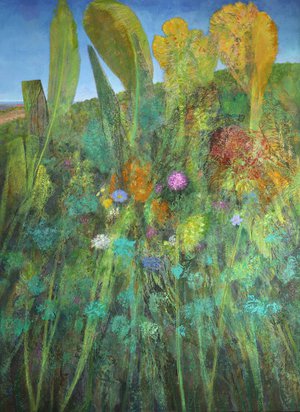 Pierre de Chevilly -4- Provence (97x130 cm) Tempera sur toile