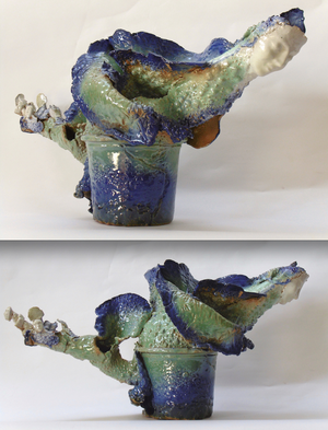 JJDamville - Cactee Jacobus Anima (grès émaillé) 40x80x28 cm - 2018