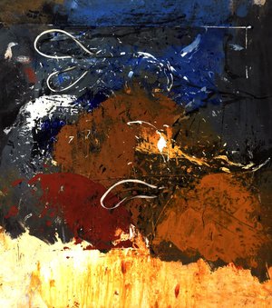 Pierre Gaste - Acrylique Sur Calque  105x120 cm