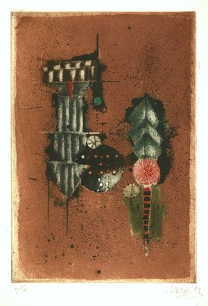 Johnny Friedlaender : Composition VII (1984) (11x16)