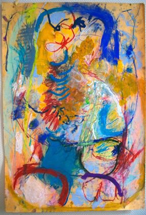 Atsoupe : Sybille - Pastel sur papier 110 x 75 cm