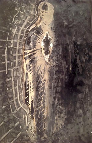 Alquin - Danger de la parole (35 x 23 cm)(2015) - Encre sur papier