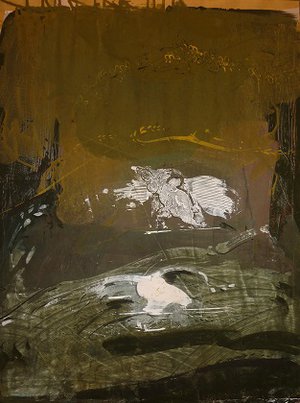 Pierre Gaste - Sans titre 2014 - Acrylique sur papier 60 x 46 cm