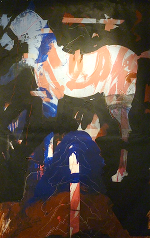 Pierre Gaste - Acrylique sur calque