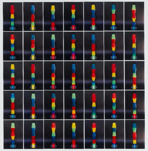 Claude Courtecuisse - Dtour Objets Empilement coloré