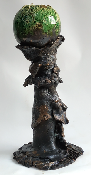 JJDamville - Graine indiscrête 3: La hantise du vampire (terre cuite émaillée) 24x64 cm - 2010