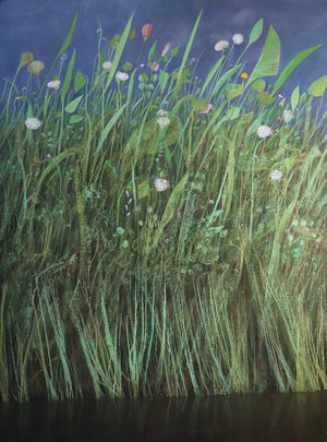 Pierre de Chevilly -11- Avant l'orage (114x146 cm) Tempera sur toile