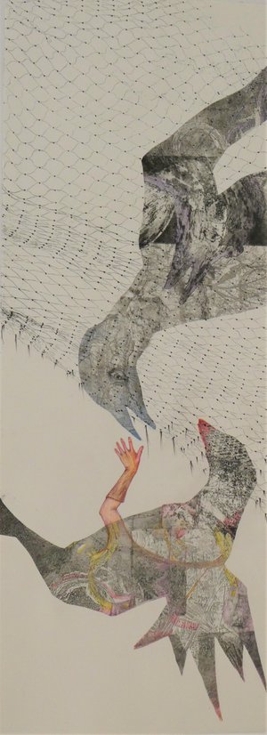 Lilli Deutsch - " Freund oder Feind ?/ Ami ou Ennemi ? " - Gravures, dessins, empreinte sur papier