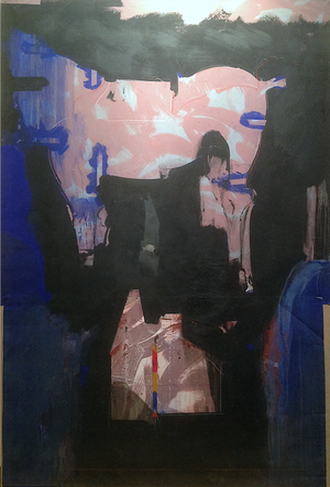 Pierre Gaste - Acrylique sur Calque  170x117 cm