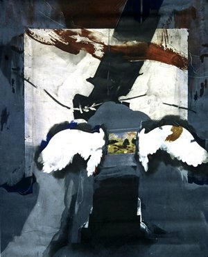 Pierre Gaste - Acrylique Sur Calque  170x120