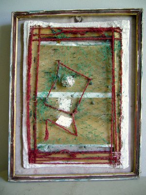 Raffaele Melis : La géométrie en guingois  (Technique mixte : Bois et matériaux variés)