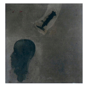 Sans Titre - Technique Mixte sur toile (60x60 cm) - 1997