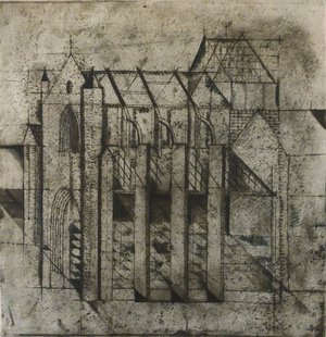 Brigitte Coudrain : Eglise Des Pélerins  (1974)