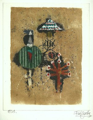 Johnny Friedlaender : Composition Perlinx Editeur (1980) (13x16)