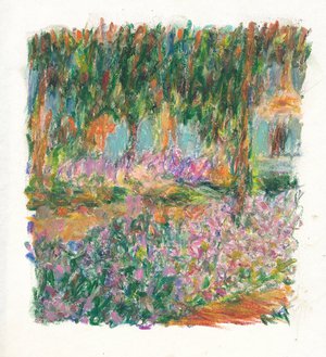 Caroline Coppey - En hommage à Monet (Pastel)