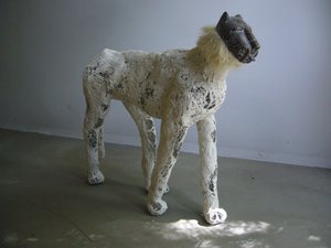 Caroline Hatt-Kindermans : Panthère (60x70x20cm)