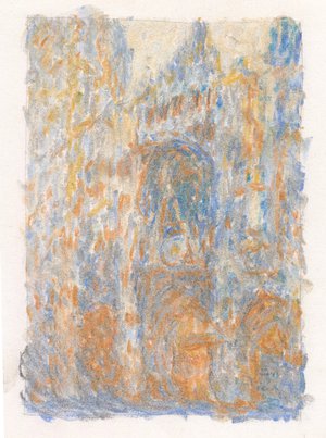 Caroline Coppey - En hommage à Monet (Pastel)