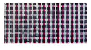 Sans Titre - Huile sur toile   (40x80 cm) - 1996