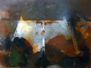 Pierre Gaste - Huile Sur Toile - Terrain 123x162