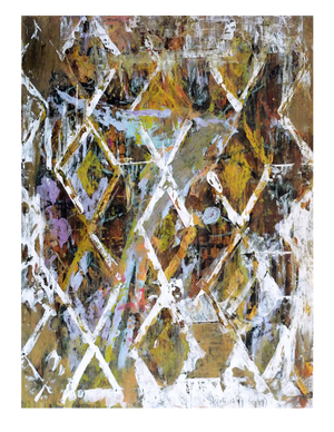 O.Wilde - Pierre noire et Gouache sur papier (50x65 cm) - 2014