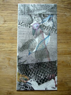 Lilli Deutsch - "Des oiseaux...beaucoup" - Gravures, Monotype, dessins sur papier (53x24,5 cm)