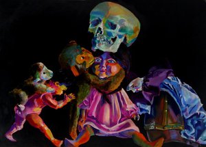 Aurélie de Heinzelin : Nature vivante II (pastel sec sur papier 70x100cm, 2012)