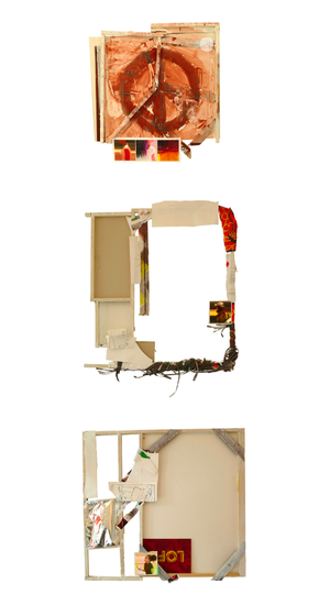 Sans Titre 1.2.3. Etat2 - Technique Mixte (60x60 cm chaque) - 2018