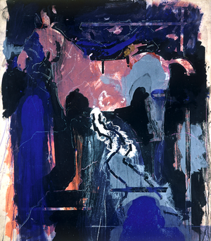 Pierre Gaste - Acrylique sur calque  140x110 cm