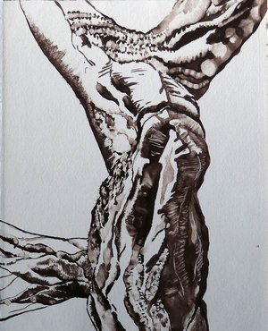 Hélène Damville - Monotype 25x 20cm