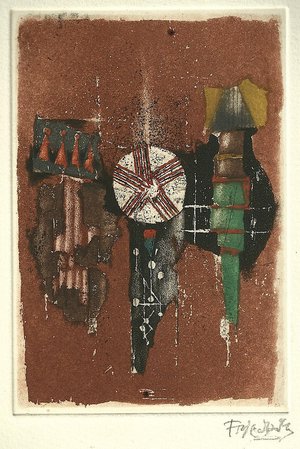 Johnny Friedlaender : Composition IV (1984) (11x16)