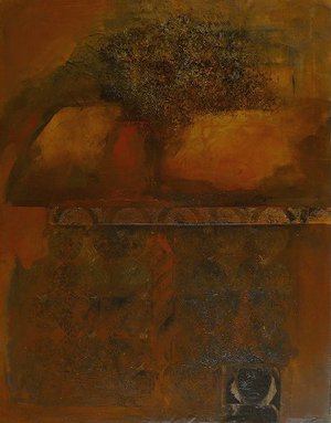 Pierre Gaste - Sans titre 2014 - Huile sur toile 140 x 110 cm