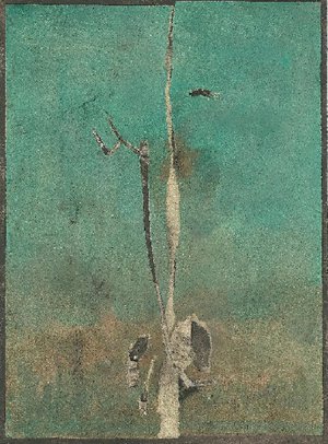 Jacques Boulay - Acrylique sur papier "épluché"