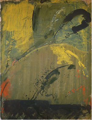 Pierre Gaste - Sans titre 2014 - Acrylique sur papier 60 x 46 cm