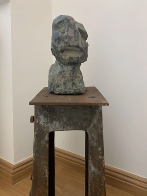 Wilhelm Moser - Enfant trouvé 4, 2018 - Bronze (30x21x19 cm)