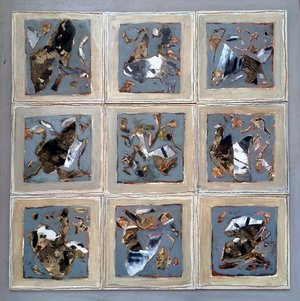 Jacques Boulay - Acrylique sur papier "épluché"