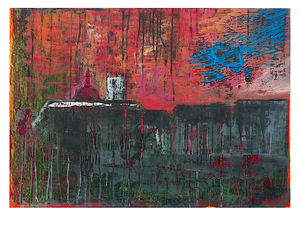 Dieppe St Jacques - Pierre noire et Gouache sur papier (70x100 cm) - 2007