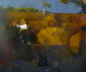 Pierre Gaste -  Huile Sur Toile -  Paysage  2000 - 140 x 170 cm