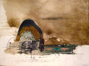 Johnny Friedlaender : Grüne Landshaft (1974)